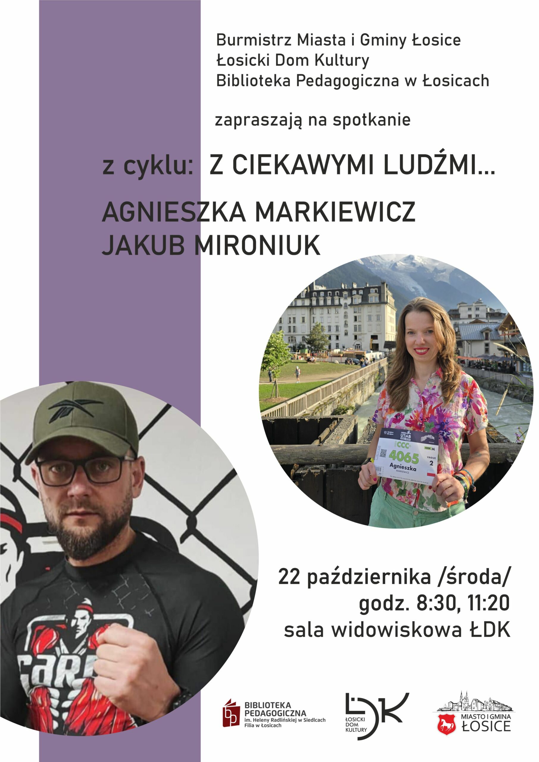 Z ciekawymi ludźmi… Spotkanie z Agnieszką Markiewicz i Jaku…